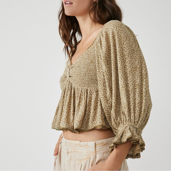 Free People Brittnee Printed Top - Picture 4 of 4